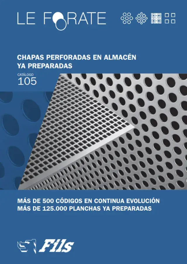 Catalogue - Chapas perforadas FILS 105